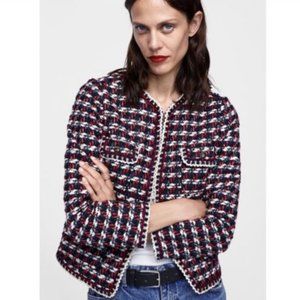 ZARA Tweed Jacket Size S.